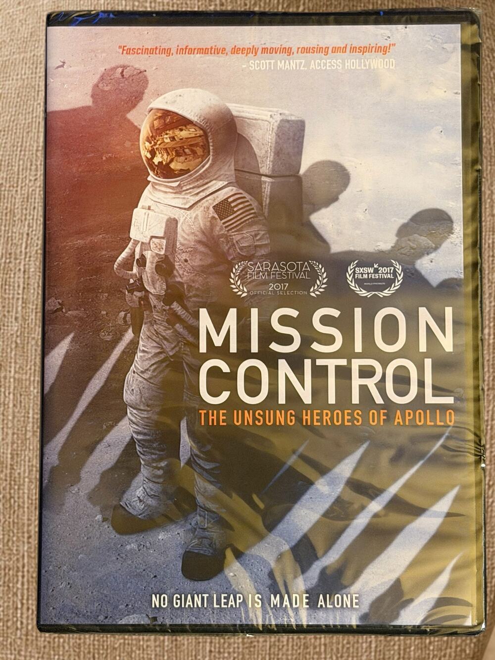 Mission Control The Unsung Heroes of Apollo DVD NEW Factory Sealed 2017 NASA